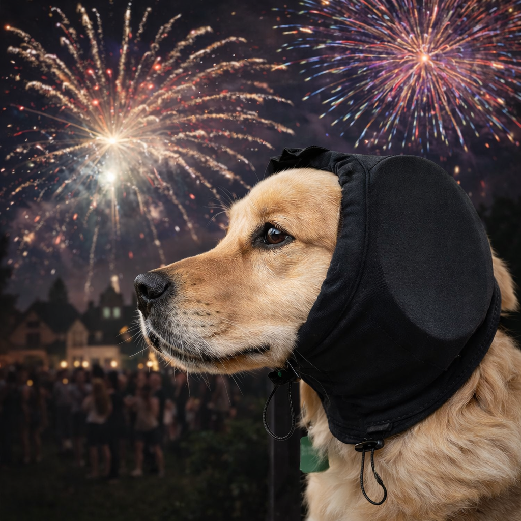 Dog Ear Protectors Noise-Reducing Canine Ear Protection Earmuffs