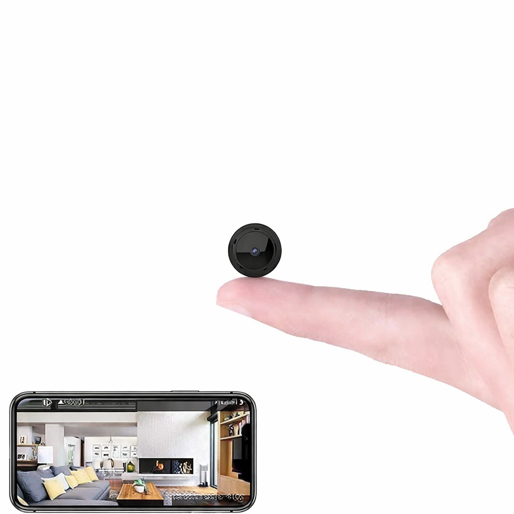 Compact Wi-Fi Security Camera with HD Night Vision