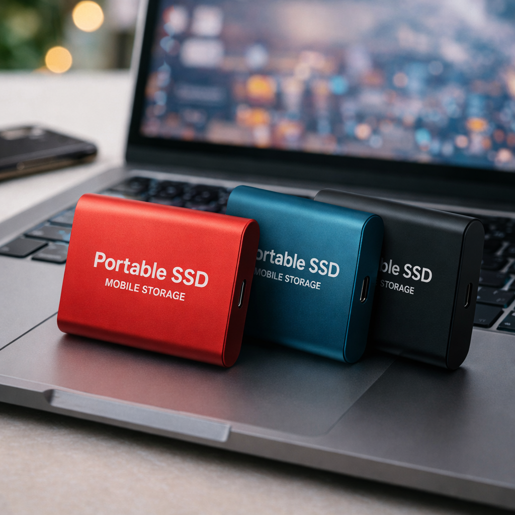 External SSD Portable Hard Drive Storage Device