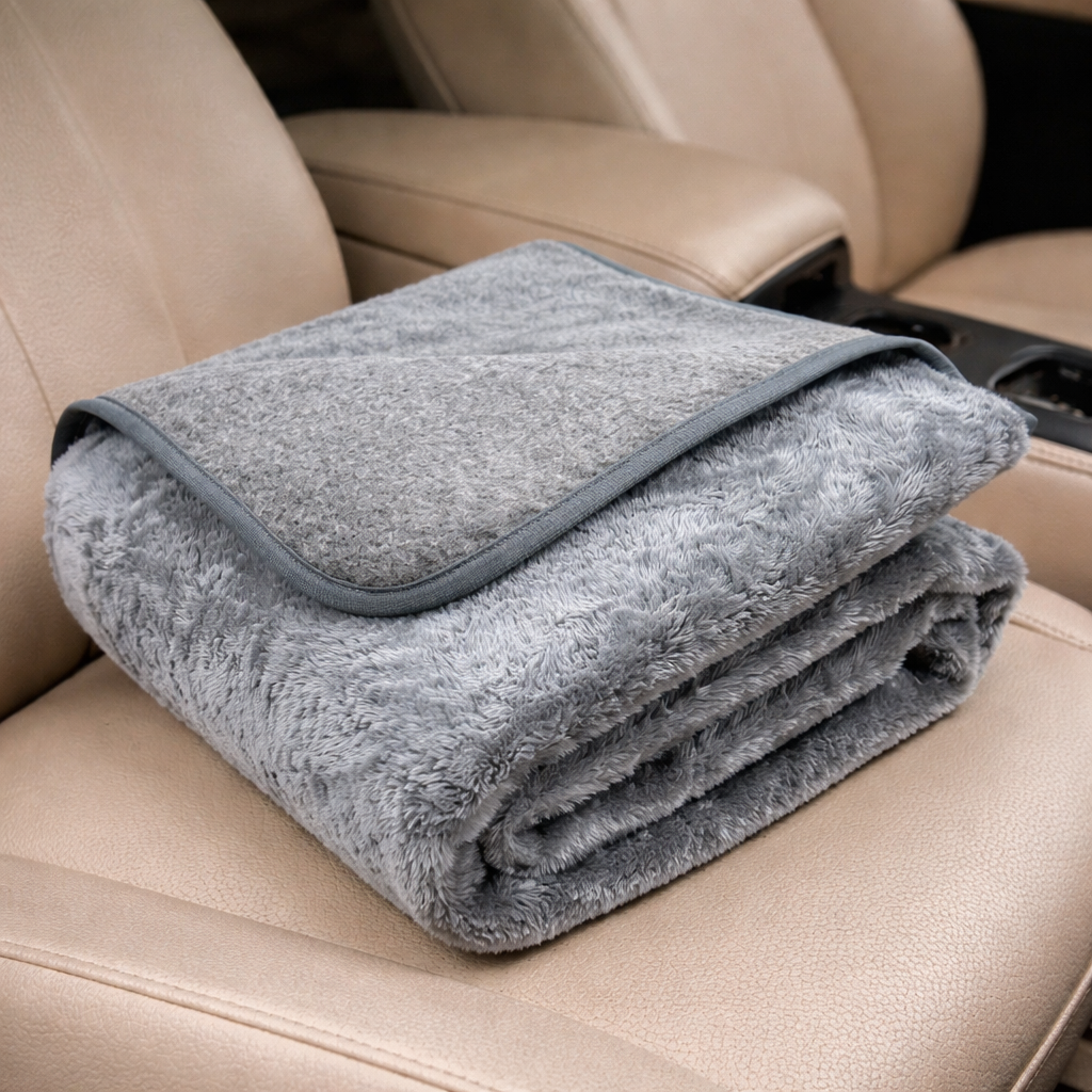 Heated Electric Travel Blanket for Car, SUV and Truck